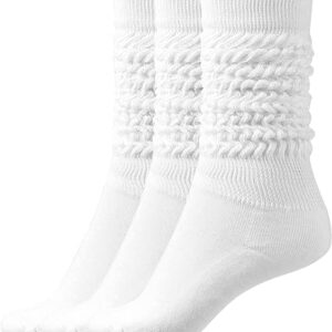 BomKinta Slouch Socks Women Thigh High Boot Socks Soft Scrunch Socks Size 5-11